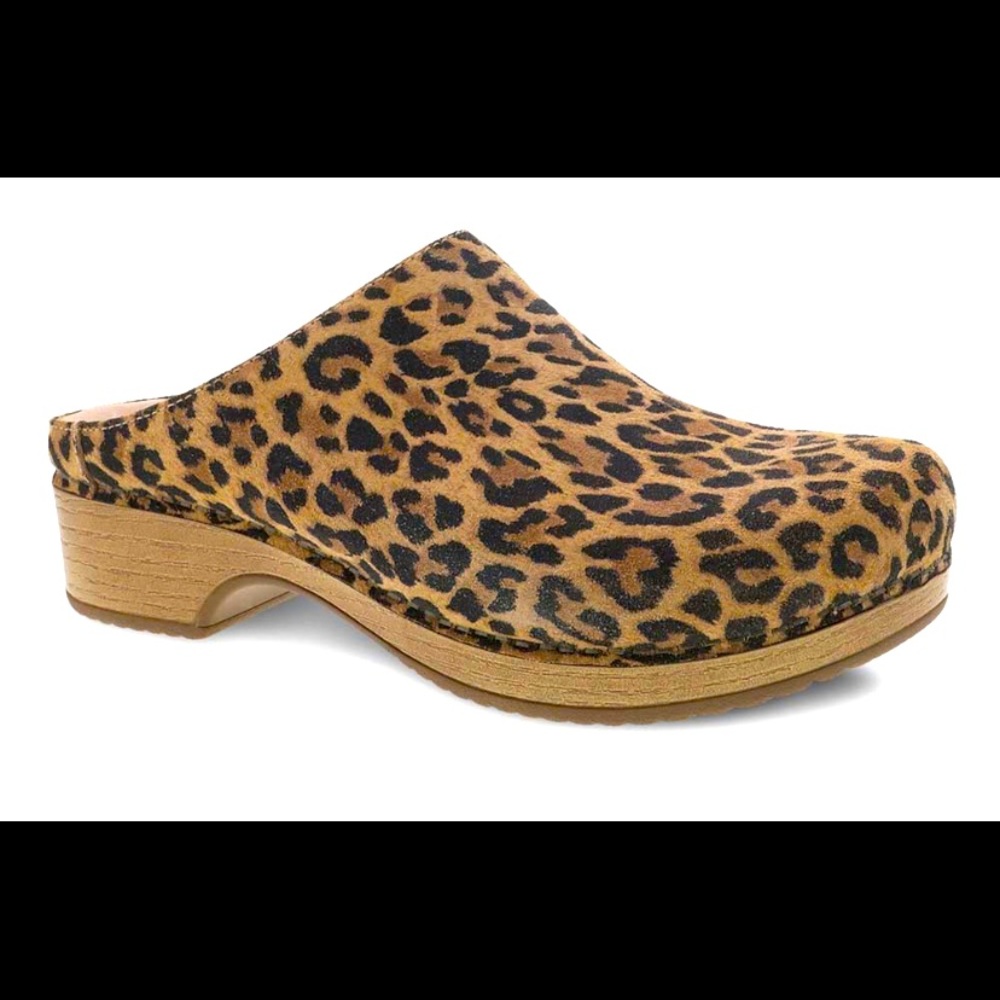 Dansko Brenda leopard clog